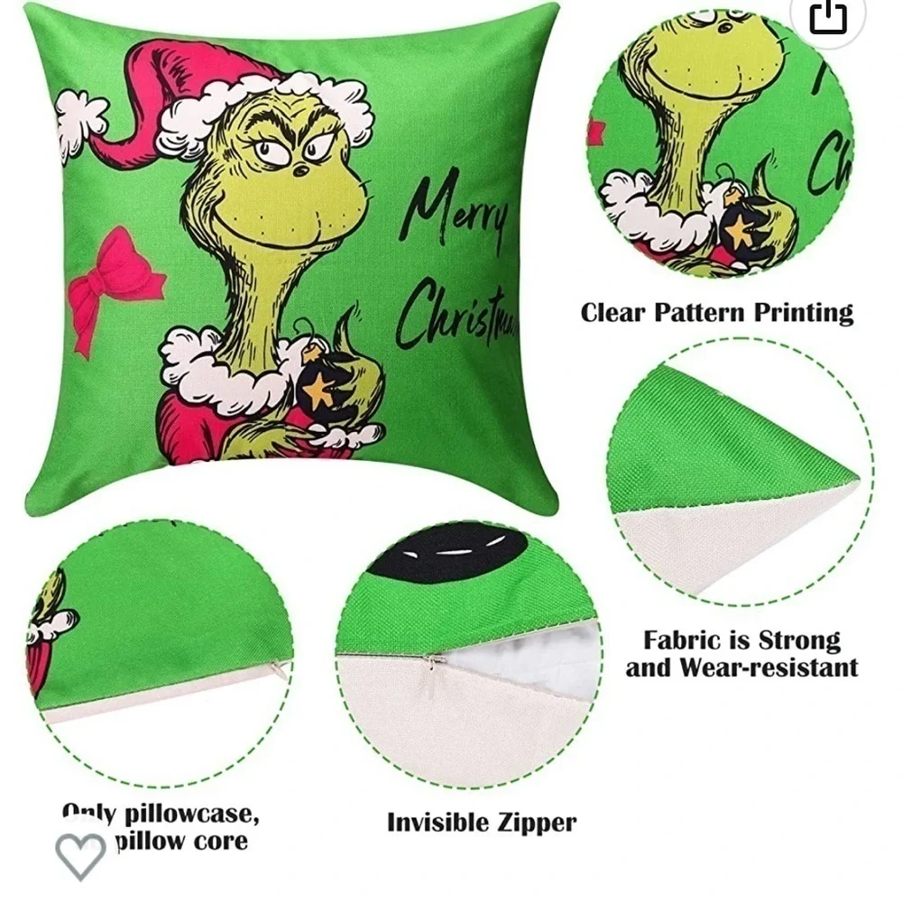 New in package Pillow Covers 18x18 Set of 4 - Christmas.